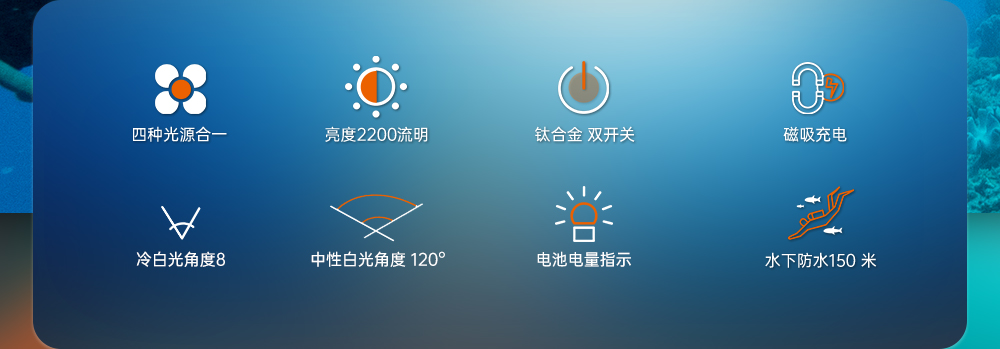 D900V水下攝影燈,水下(xià)攝影補光(guāng)燈,潛水照明燈,打撈照(zhào)明,OrcaTorch91视频成人版